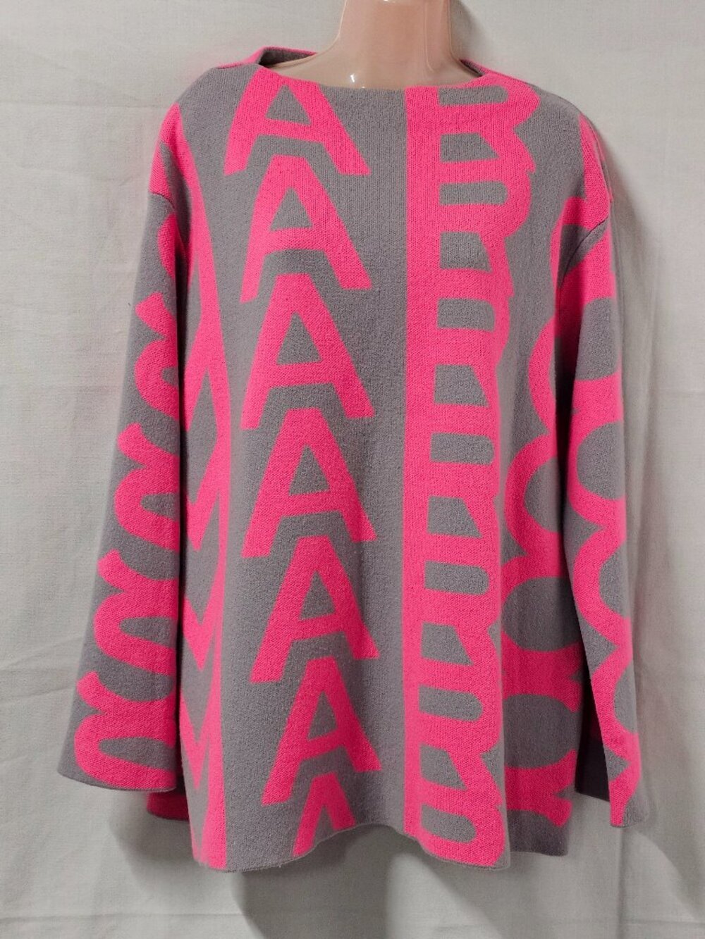 Marc Jacobs the monogram Oversized Knit Jumper Women Size XS